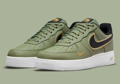 Nike Air Force 1 Low Double Swoosh Olive foto 1