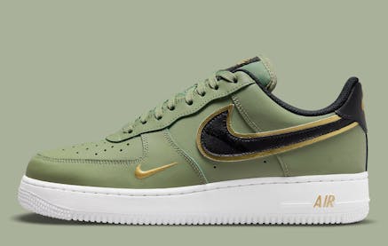 Nike Air Force 1 Low Double Swoosh Olive foto 2
