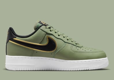 Nike Air Force 1 Low Double Swoosh Olive foto 3