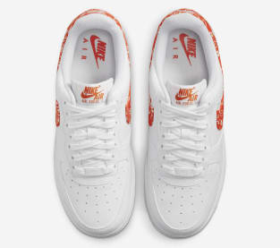 Nike Air Force 1 Low Orange Paisley Foto 4