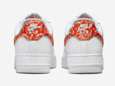 Nike Air Force 1 Low Orange Paisley Foto 5