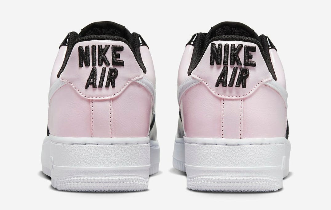 Nike Air Force 1 Low Patent Black Pink Foto 5