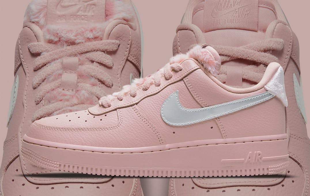 Nike Air Force 1 Low Pink Fur Foto 1