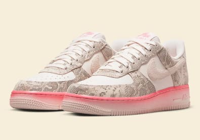 Nike Air Force 1 Low Pink Nebula Snakeskin Foto 2