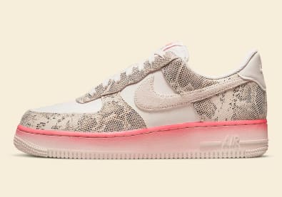 Nike Air Force 1 Low Pink Nebula Snakeskin Foto 3