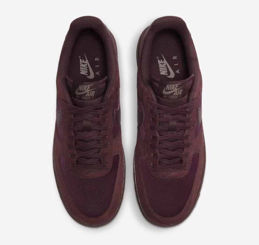 Nike Air Force 1 Low Premium Burgundy Crush Foto 4