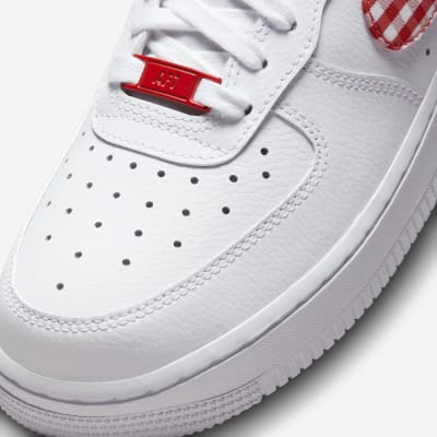 Nike Air Force 1 Low Red Gingham Foto 3