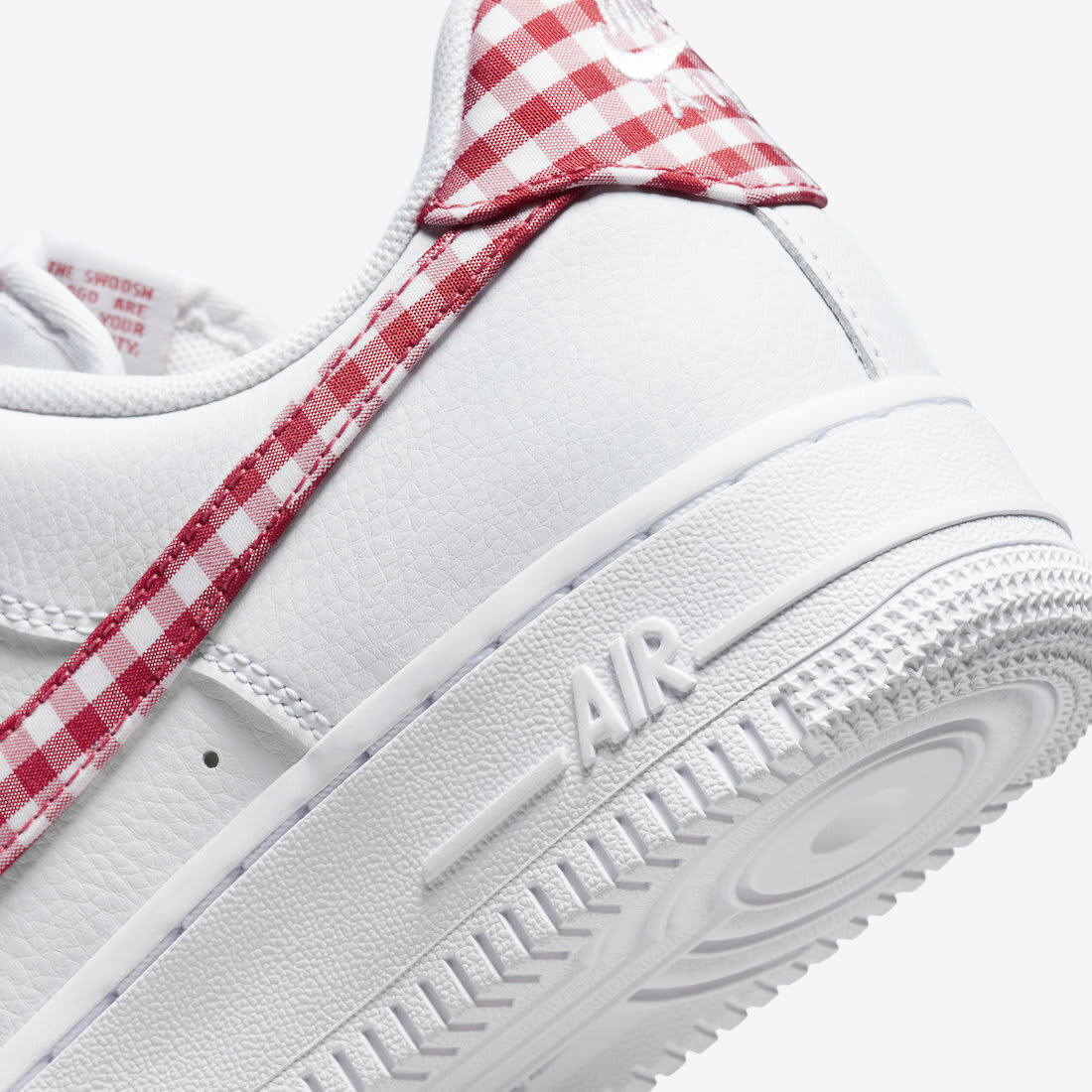 Nike Air Force 1 Low Red Gingham Foto 4