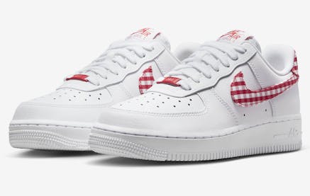 Nike Air Force 1 Low Red Gingham