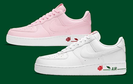 Nike dropt twee bloemige Air Force 1 Low "Rose" sneakers