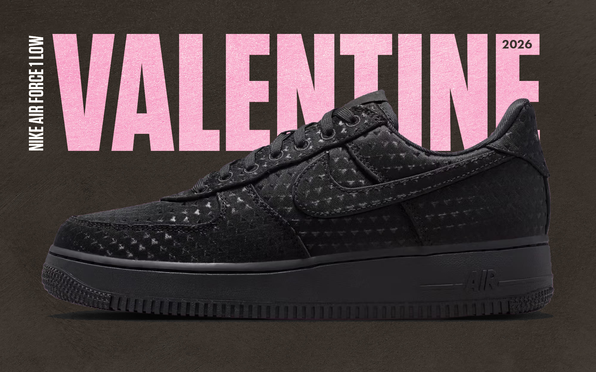 Nike Air Force 1 Low Valentines Day 2026 Black