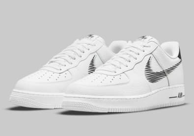 Nike Air Force 1 Low White Zig Zag Foto 1