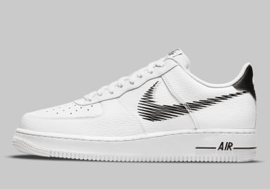 Nike Air Force 1 Low White Zig Zag Foto 2