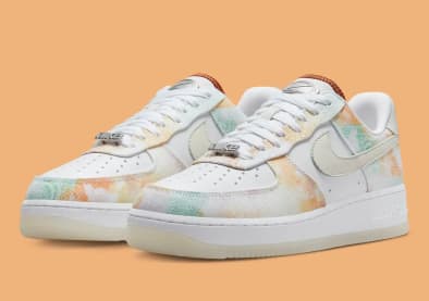 Nike Air Force 1 Low Wmns Washed Paisley Foto 1