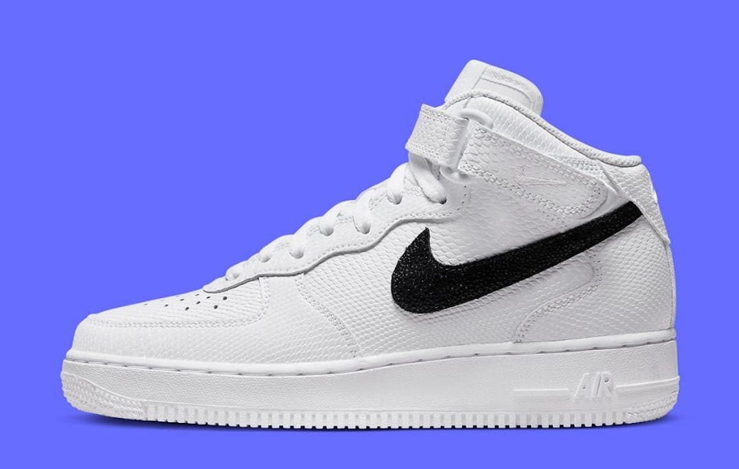 Nike Air Force 1 Mid White Reptile Foto 2