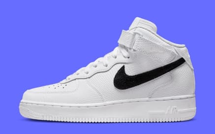 Nike Air Force 1 Mid White Reptile Foto 2