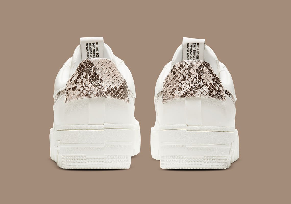 Deze Nike Air Force 1 Pixel "Snakeskin" dropt deze maand nog!