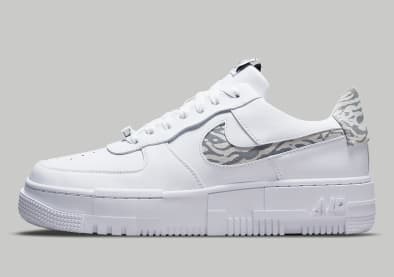 Nike Air Force 1 Pixel Zebra Foto 2