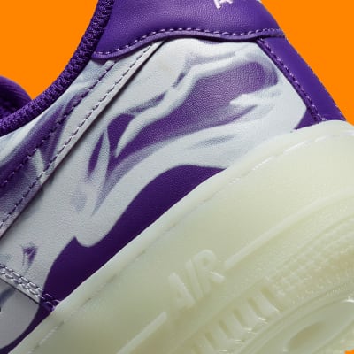 Nike Air Force 1 Purple Skeleton Foto 10