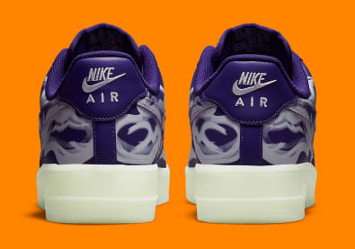 Nike Air Force 1 Purple Skeleton Foto 5