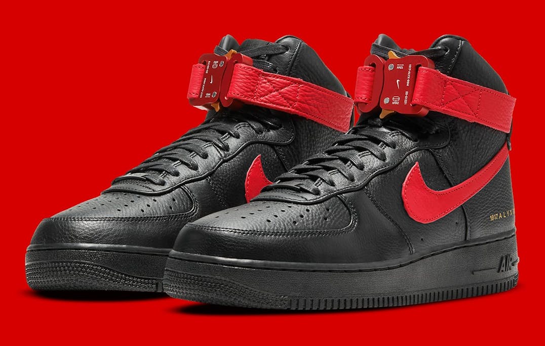 Nike Air Force 1 x Alyx Black and University Red Foto 1
