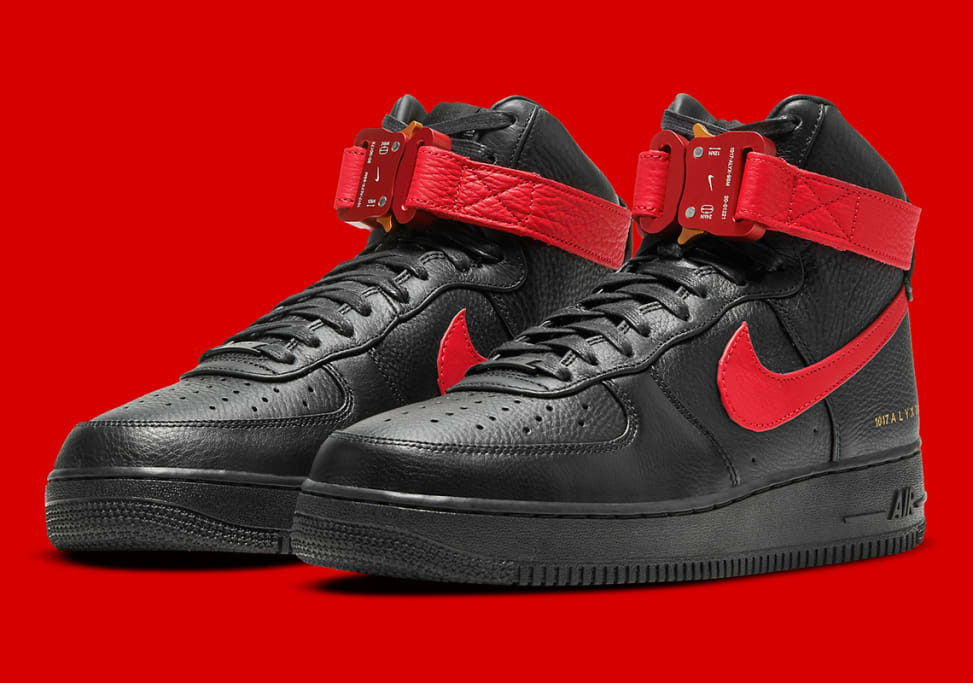 Nike Air Force 1 x Alyx Black and University Red Foto 1