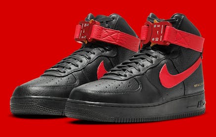 Nike Air Force 1 x Alyx Black and University Red Foto 1