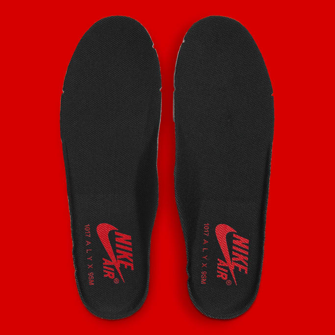 Nike Air Force 1 x Alyx Black and University Red Foto 7