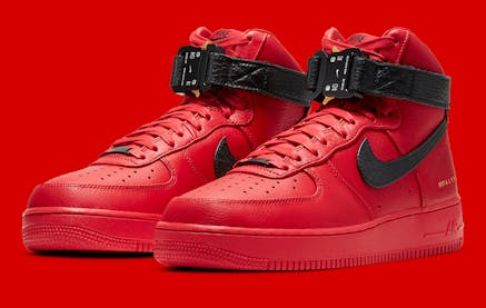 Nike Air Force 1 x Alyx University Red and Black Foto 1