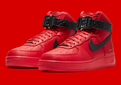 Nike Air Force 1 x Alyx University Red and Black Foto 1