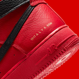 Nike Air Force 1 x Alyx University Red and Black Foto 13