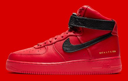 Nike Air Force 1 x Alyx University Red and Black Foto 2