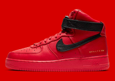 Nike Air Force 1 x Alyx University Red and Black Foto 2