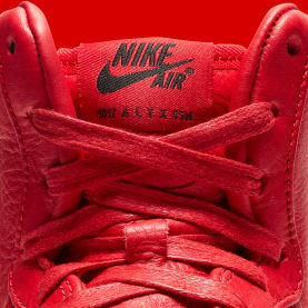 Nike Air Force 1 x Alyx University Red and Black Foto 8