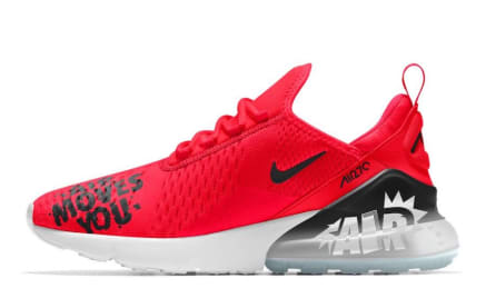 Nieuwe NIKEiD optie De Nike Air Max 270 Sneaker Squad