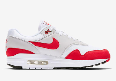 De Nike Air Max 1 Anniversary "University Red" krijgt in November nog een restock