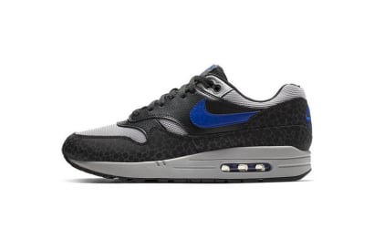 De Nike Air Max 1 "Black Safari Print" is onderweg