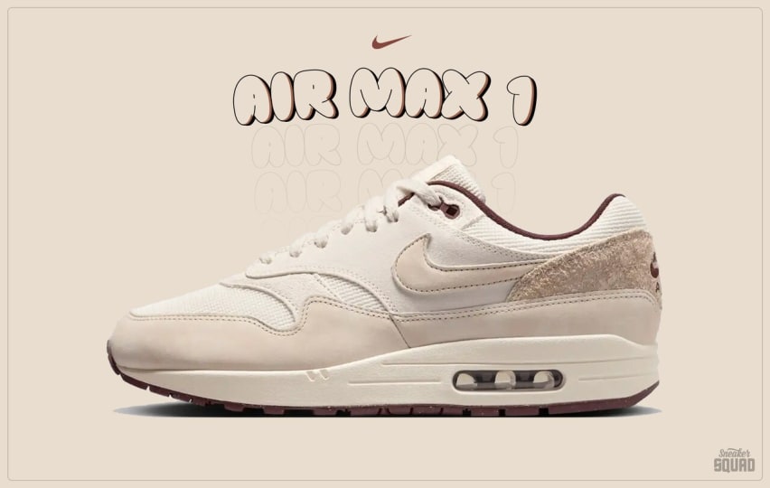 Nike Air Max 1 Brown Burgundy Crush