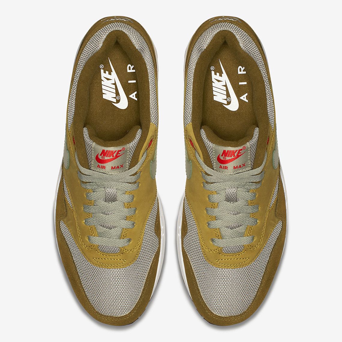 Een Gedetailleerde Blik Op Het Nike Air Max 1 “Curry” Pack