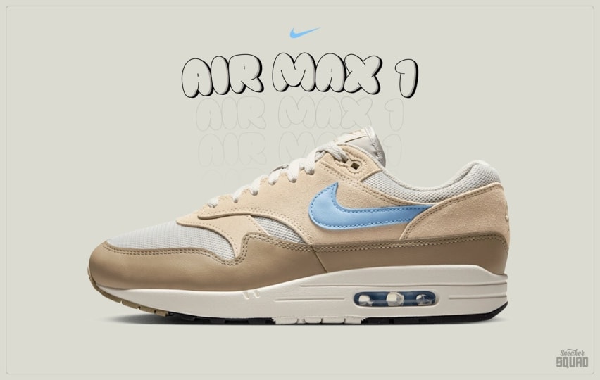 Nike Air Max 1 Essential Khaki Psychic Blue