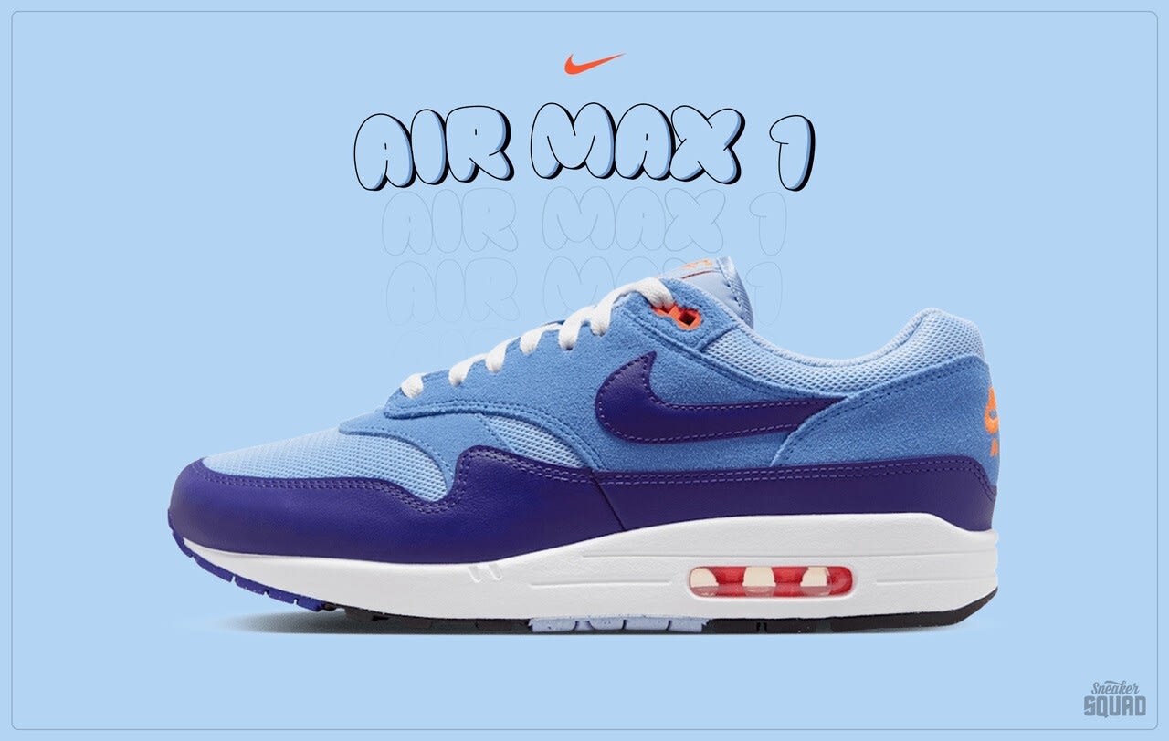 nike air max 1 blue pink