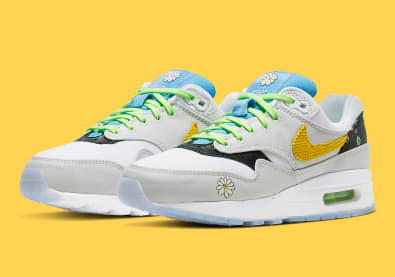 Instant happiness met de upcoming Nike Air Max 1 GS "Daisy"