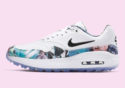 Nike voorziet de Nike Air Max 1 Golf NRG van een heerlijk tropische bloemenprint