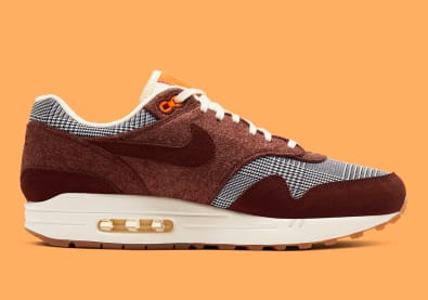 Nike voorziet de Air Max 1 van Pied-de-poule patronen