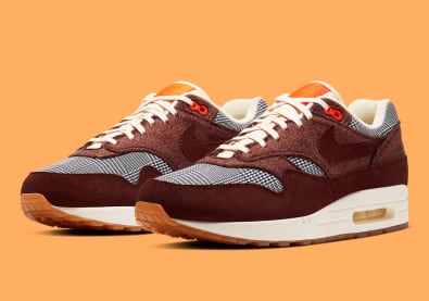 Nike voorziet de Air Max 1 van Pied-de-poule patronen