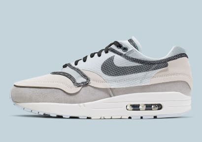 De officiële foto's van de Nike Air Max 1 Inside Out "Phantom" zijn binnen