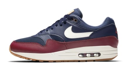 Deze Premium Nike Air Max 1 Navy Red Is Onderweg