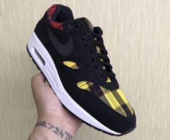 Onderweg: De Nike Air Max 1 Plaid Yellow Red!