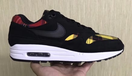 Onderweg: De Nike Air Max 1 Plaid Yellow Red!