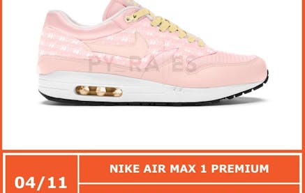 De releasedatum van de Nike Air Max 1 Powerwall "Pink Lemonade" is bekend!